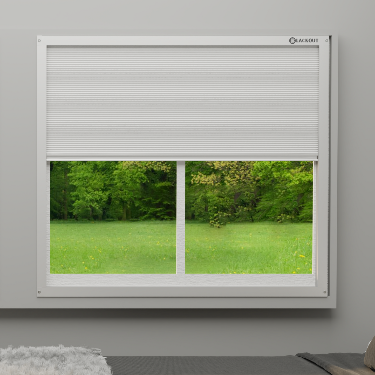 Non-Drill Blackout Shades